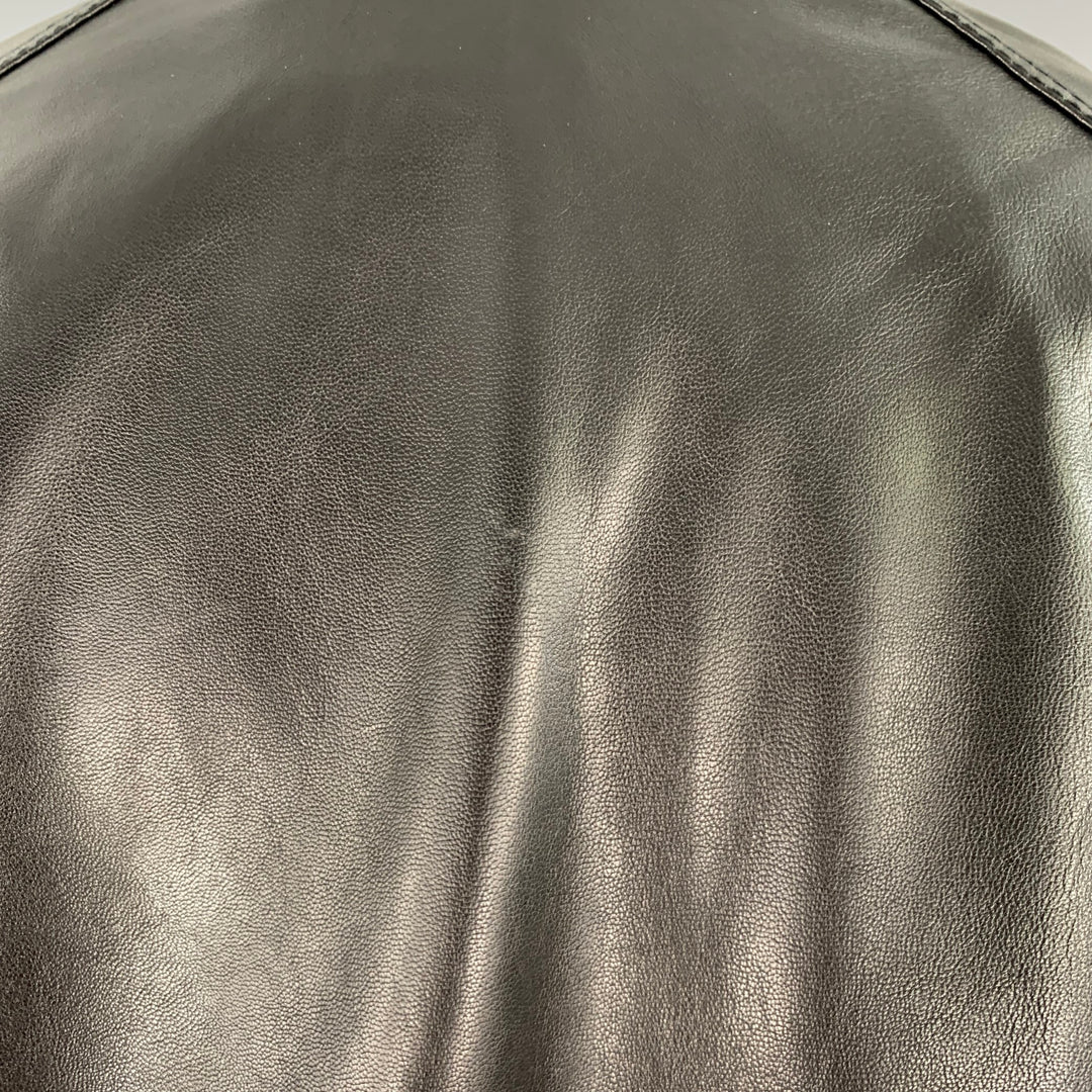MARC NEW YORK Size S Black Leather Motorcycle Jacket