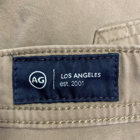 ADRIANO GOLDSCHMIED Taille 36 Everett Khaki Coton Mélangé Jean Coupe Pantalon Décontracté