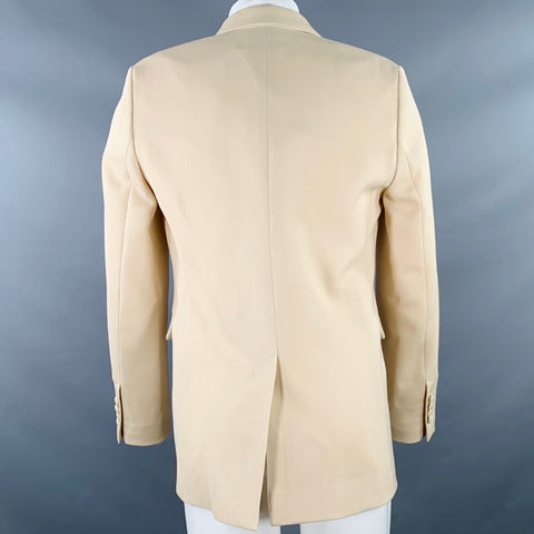 AMI by ALEXANDRE MATTIUSSI Taille 36 Veste de sport en laine texturée beige