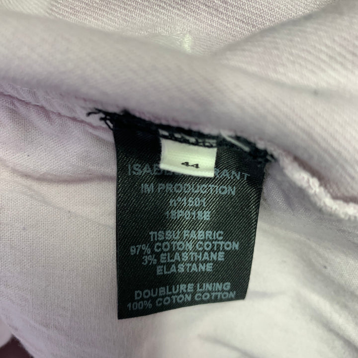 ISABEL MARANT Size L Purple Lavender Cotton Blend 5 Pocket Jeans