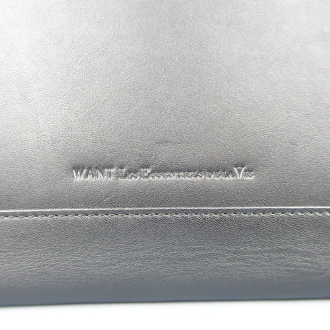 WANT by LES ESSENTIELS DE LA VIE Black Leather iPad Tablet Case
