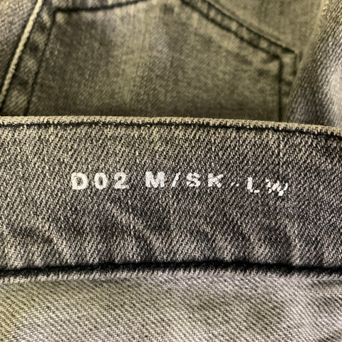 SAINT LAURENT Size 28 Grey Denim Skinny Jeans