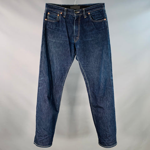 LEVI STRAUSS Size 33 Blue Cotton Straight Selvedge Jeans