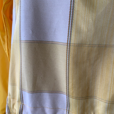 F.WORDS Size XS/S Yellow White Mixed Patterns Windbreaker Jacket