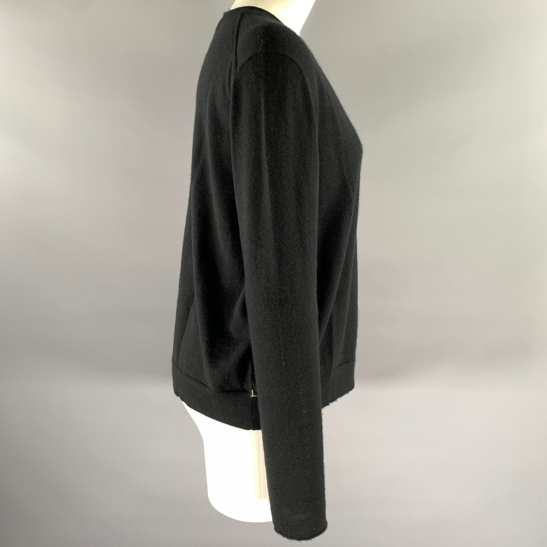 LAFAYETTE 148 Size XL Black Cashmere Pull On Sweater
