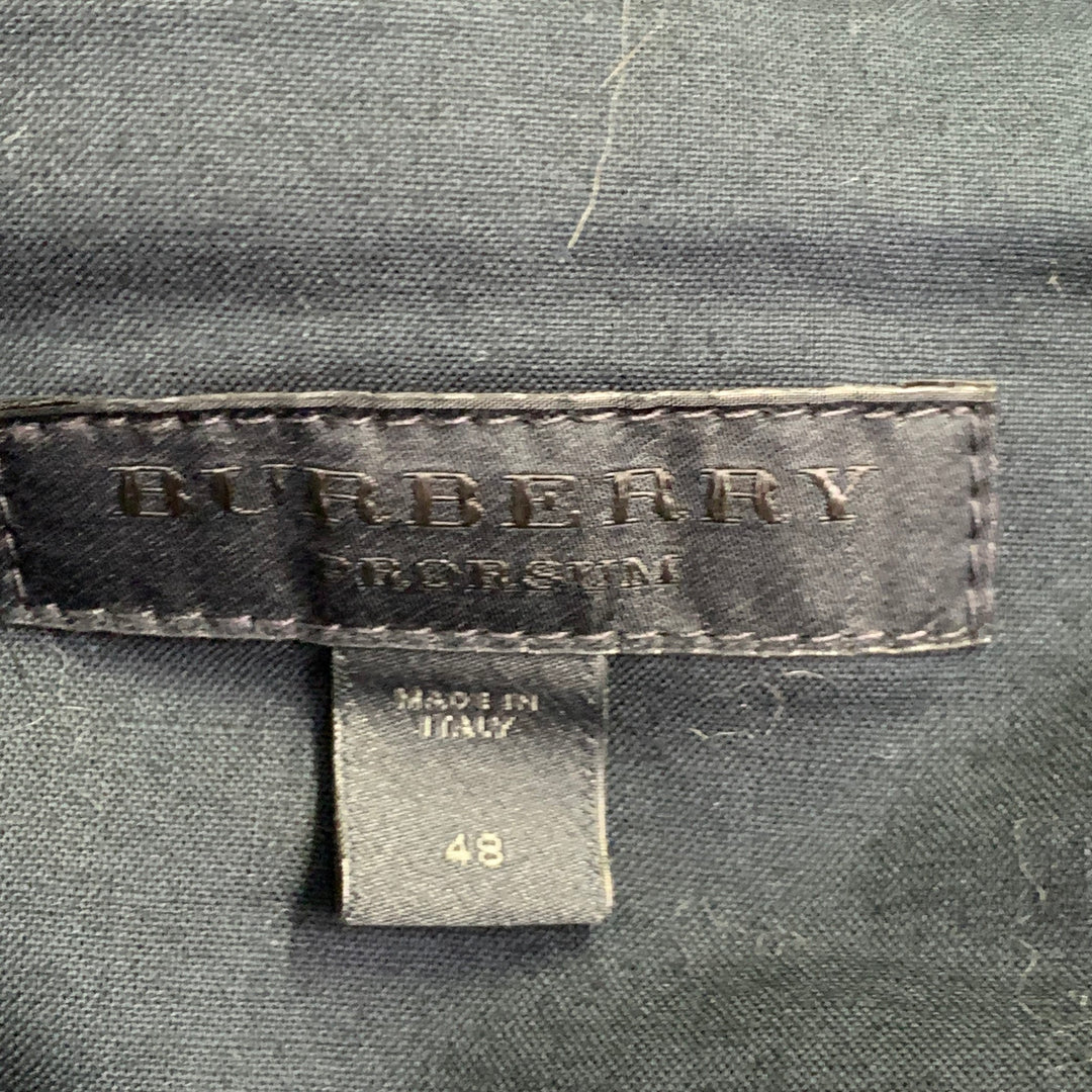 BURBERRY PRORSUM Size 40 Navy Wool Notch Lapel Tuxedo