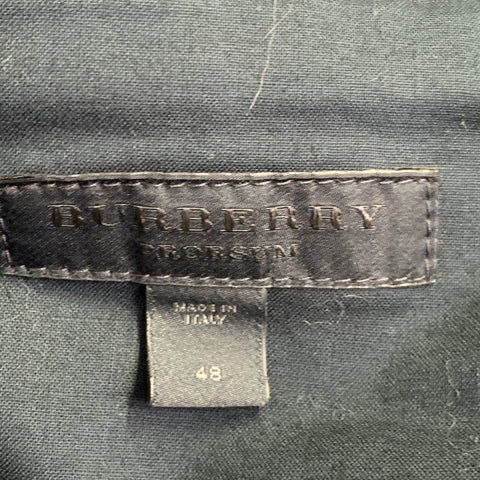 BURBERRY PRORSUM Size 40 Navy Wool Notch Lapel Tuxedo