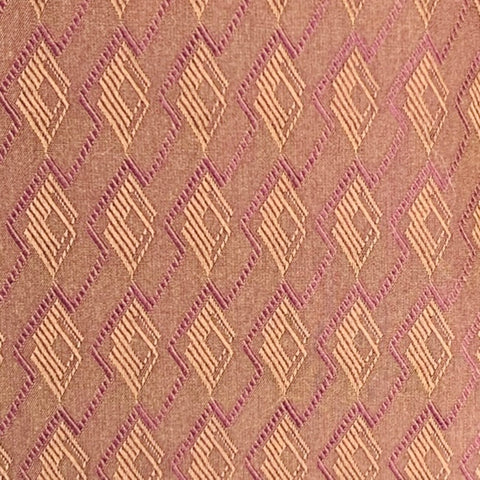 ETRO Size L Brown Purple Geometric Cotton Button Up Long Sleeve Shirt