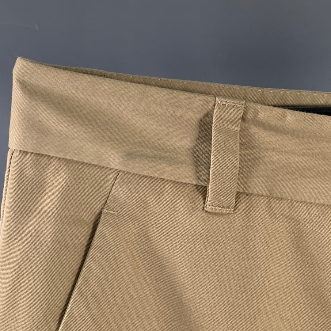 3.1 PHILLIP LIM Taille 32 Pantalon décontracté en twill de coton polyester beige, coupe droite fuselée