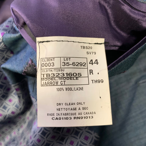 Costume TED BAKER en laine bleu violet taille 44