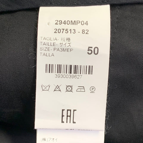 MSGM Taille 34 Pantalon habillé à carreaux bordeaux et bleu en laine et acrylique à braguette boutonnée