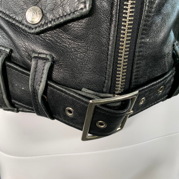 PERFECTO by SCHOTT Size XS Black Leather Motorcycle Jacket