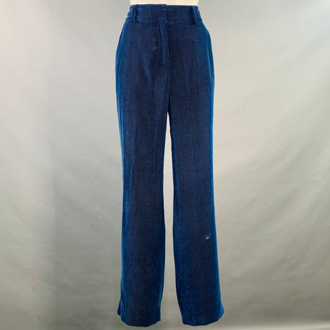 SIES MARJAN Size 6 Navy Blue Corduroy Straight Zip Fly Dress Pants