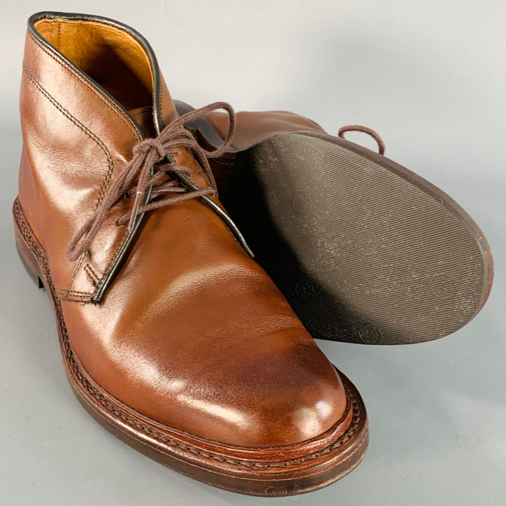 ALLEN EDMONDS Size 7 Dundee Brown Leather Chukka Ankle Boots