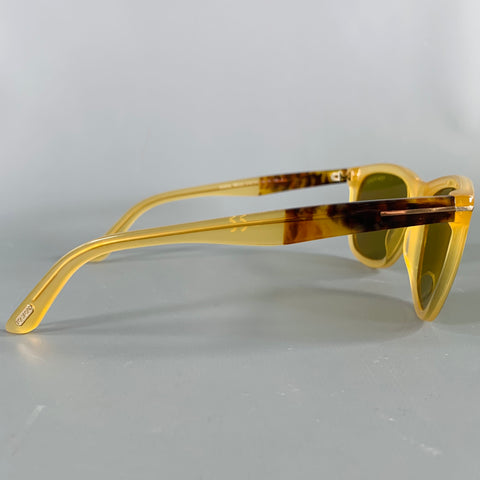 TOM FORD Andrew Yellow Amber Acetate Sunglasses