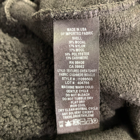 THEORY Size M Black Knit Modal Blend Crew Neck Pullover