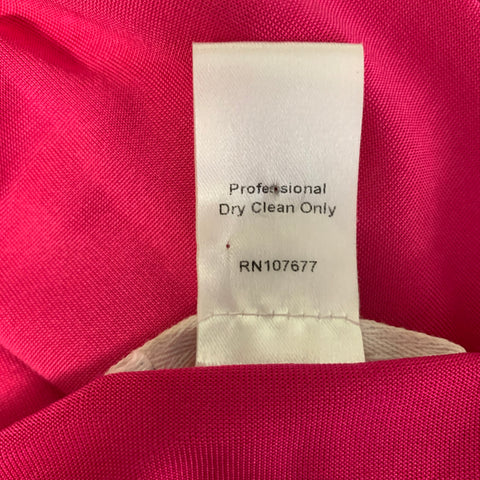 ALICE + OLIVIA Size XS Pink Viscose Silk Sleeveless Dress