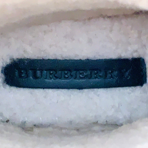 BURBERRY Size 10 Black Rubber Shearling Lined Rain Boots