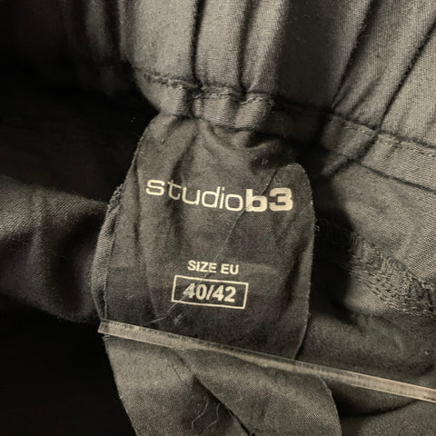 STUDIO B3 Size M Black Drop crotch Casual Pants
