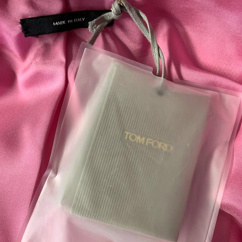 TOM FORD Size M Pink Acetate Viscose Double Breasted Blazer
