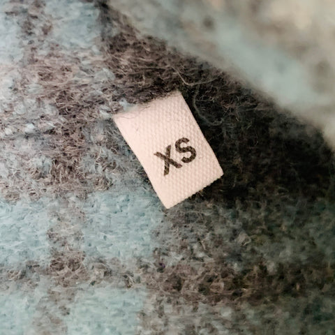 Veste chemise oversize AMI by ALEXANDRE MATTIUSSI Taille XS Carreaux bleu-gris