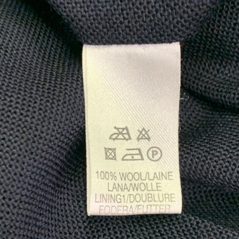 PAUL SMITH Size 32 Navy Wool Tapered Zip Fly Dress Pants