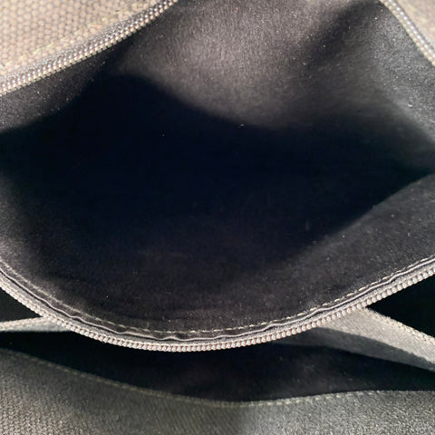 YVES SAINT LAURENT Brown Shearling Leather Shoulder Handbag
