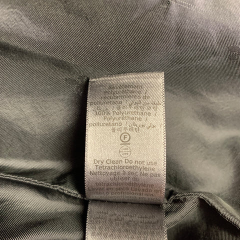 JOHN VARVATOS Size 44 Black Linen Cotton Zip Up Jacket