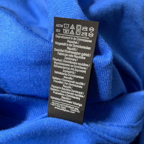 GILDAN Size M Blue Graphic Cotton Oversized T shirt