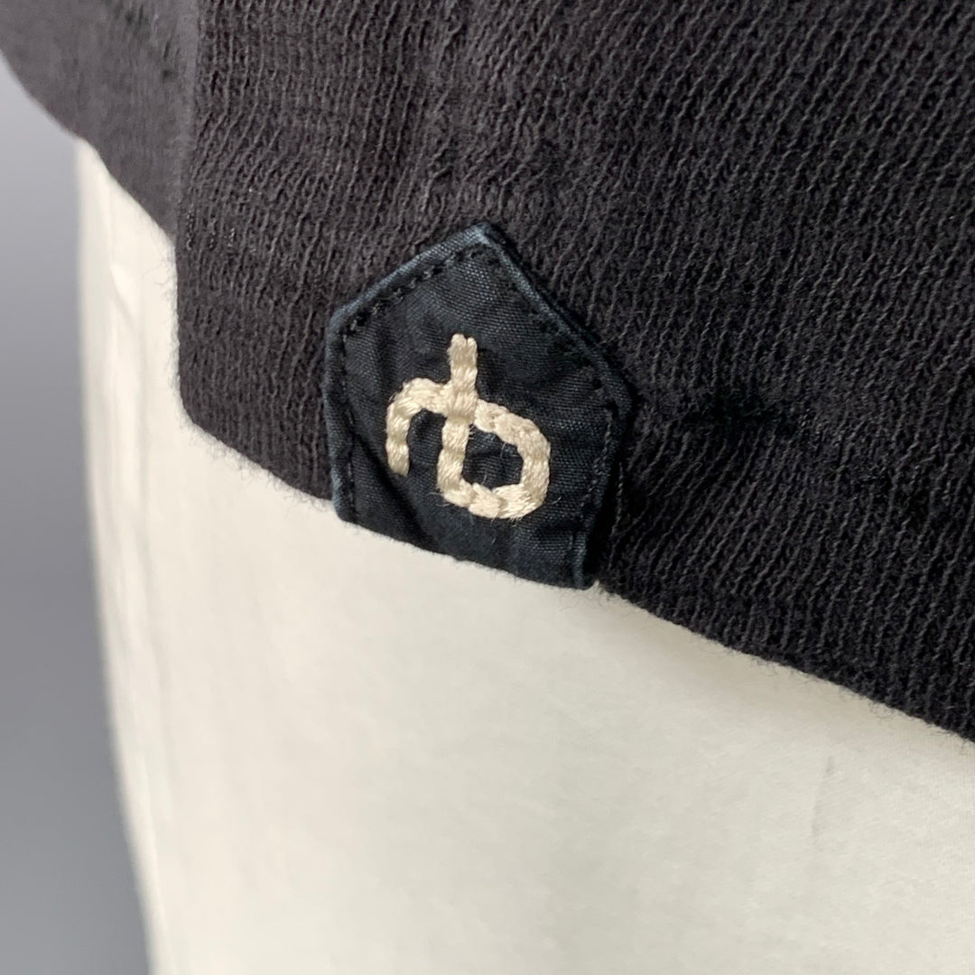 RAG & BONE Size XXL Black Cotton Crew Neck T-shirt