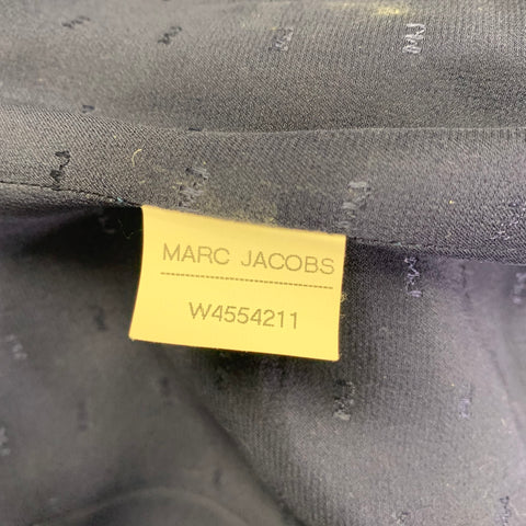 MARC JACOBS Size 6 Blue Silver Acetate Blend Floral Jacket