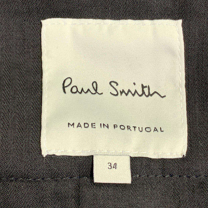 PAUL SMITH Size 42 Royal Blue Virgin Wool Blend Single Breasted Suit
