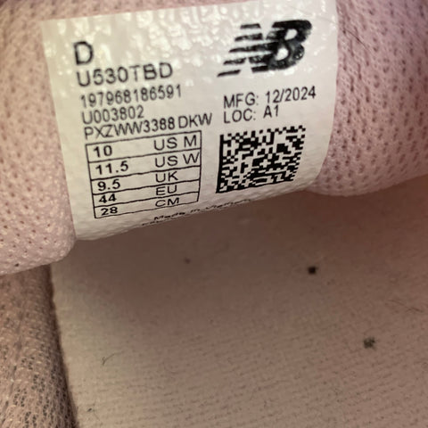 NEW BALANCE Size 10 Pink Mesh Athletic Sneakers