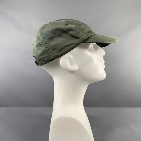 BRUNELLO CUCINELLI Size XL Green Twill Hats