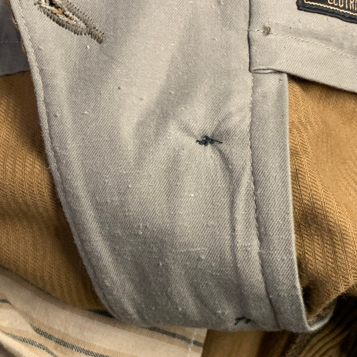 BELAFONTE Size XL Brown Corduroy Cotton Tapered Casual Pants