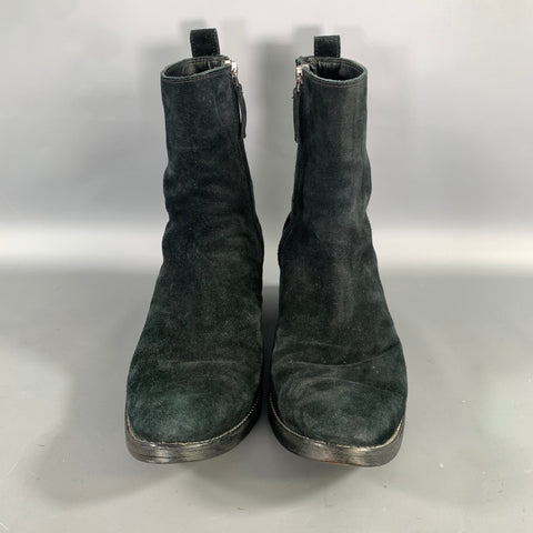 HAIDER ACKERMANN Size 9 Black Leather Chelsea Boots