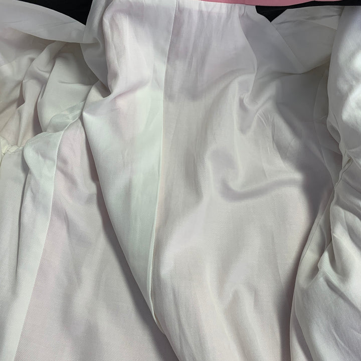 AMI by ALEXANDRE MATTIUSSI Size 34 Rose Black Wool Peak Lapel Sport Coat