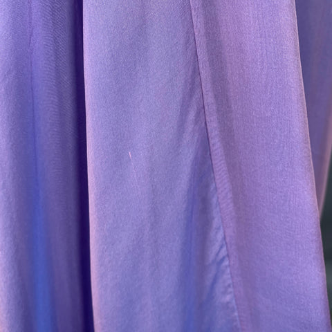 BADGLEY MISCHKA Size S Purple Lilac Silk Iridescent Halter Evening Gown