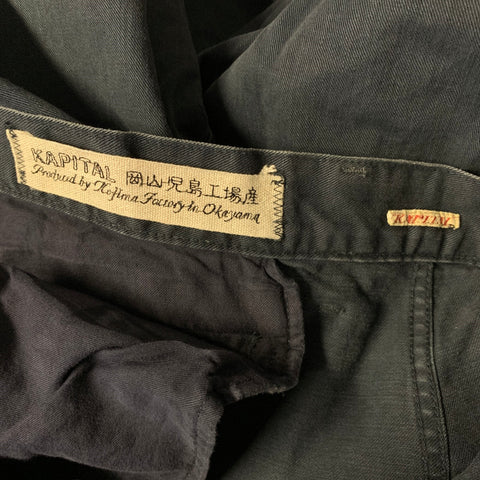 KAPITAL Size 34 Navy  Wide Leg Casual Pants