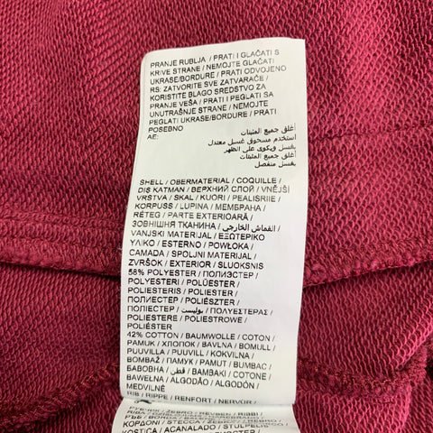 MAISON KITSUNE Veste de survêtement Color Block Rouge Bordeaux Bleu Blanc Taille L