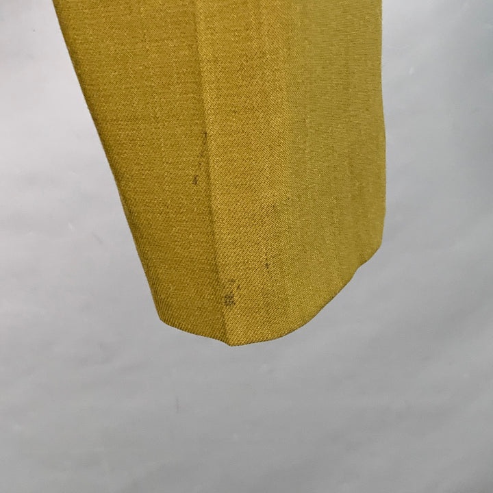 AMI by ALEXANDRE MATTIUSSI Size M Green Olive Virgin Wool Tapered Dress Pants