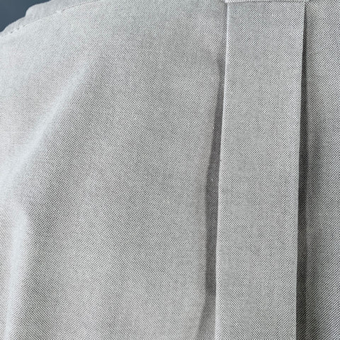 GITMAN BROS VINTAGE Size L Grey Cotton One Pocket Button Down Collar Long Sleeve Shirt