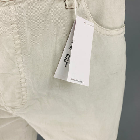 JAMES PERSE Size 34 Grey Wash Cotton Blend Jean Cut Casual Pants