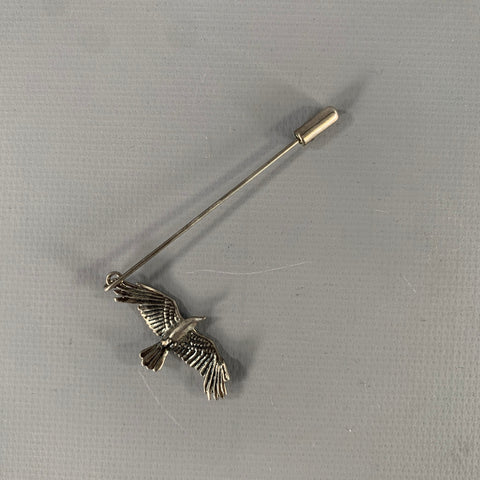 SAINT LAURENT Silver Tone Metal Brooches & Pins