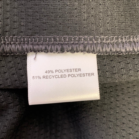 PETER MILLAR Size M Gray Heather Polyester Blend Double Zipper Vest