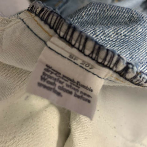 LEVI'S Orange Tab Size 32 Blue Wide Leg Jeans