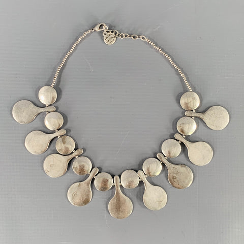 METAL POINTUS Silver Metal Circles Necklace