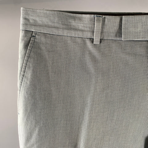 PS by PAUL SMITH Size 38 Blue Grey Grid Cotton Dress Pants