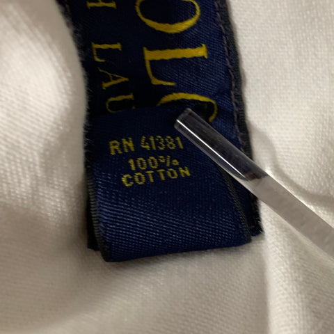 POLO by RALPH LAUREN Size XXL White Cotton Long Sleeve Shirt