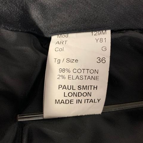 PAUL SMITH Size 36 Green Corduroy Cotton Blend Straight Casual Pants